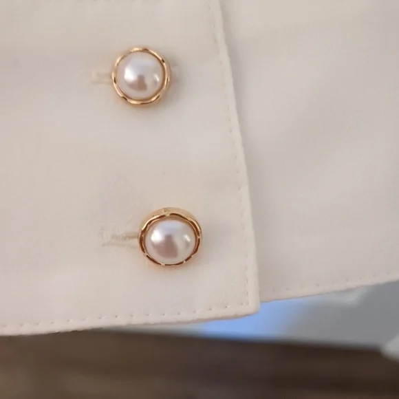 Talbots Classic White Button Down Shirt - Picture 4 of 4